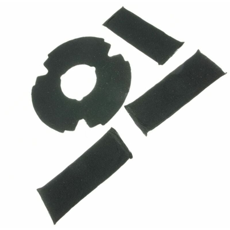 Kit filtres charbon AMC982 180X63 mm et 240 mm (481249028008, F00433-1) Hotte Elica scholtes, whirlpool