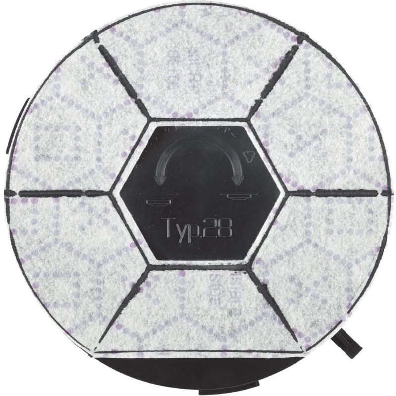 Whirlpool - Filtre à charbon d'origine Type 28 / CHF28/1