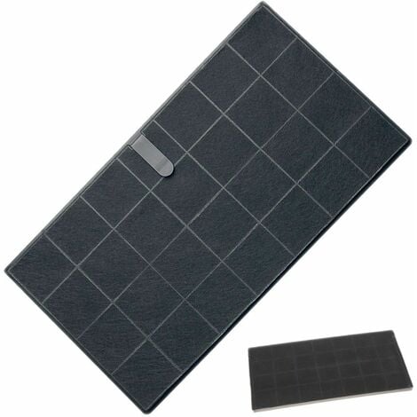 AIR FORCE Filtre charbon FCHAR 350 x 191 x9mm (AFCFCAF25X10S, 482000008330) Hotte AIRFORCE, BAUKNECHT, WHIRLPOOL