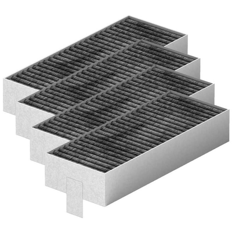 Cyslmuk - Filtre à charbon pour Siemens 17004796, HZ9VRCR0 / Bosch 17004811, HEZ9VRUD0 / Neff 17004806, Z821VR0 / Gaggenau CA282111 (4 pièces)