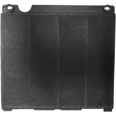 Filtre à charbon type 15 - Lot de 1 - Charbon actif - Anti-odeurs - Hotte aspirante - 230x210x30 mm