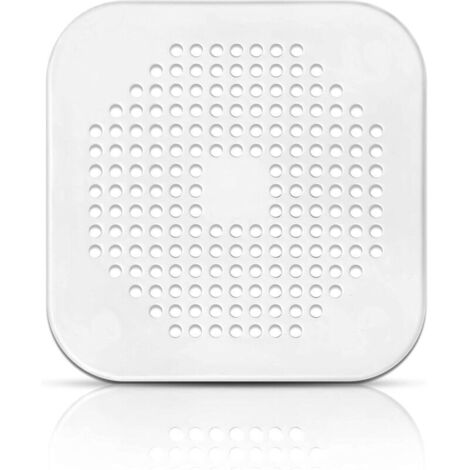 Filtre à cheveux pour douche Gris ou blanc Filtre en silicone pour lavabo , baignoire et douche - Bouchon en caoutchouc pour salle de bain et cuisine (blanc)