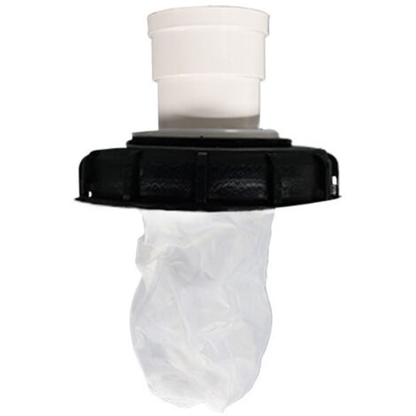 Filtre À Couvercle , 180° Filtre à Eau de Pluie 163 mm Lavable Accessoires De Réservoir en Nylon avec Couvercle De Baril d'argile De Filtre Net pour réservoir d'eau de Pluie IBC DN 150