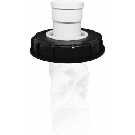 Couvercle IBC avec filtre en nylon lavable pour réservoir à eau de pluie  IBC 1000 L - Excellente qualité 220mm 45 Grad Bogen