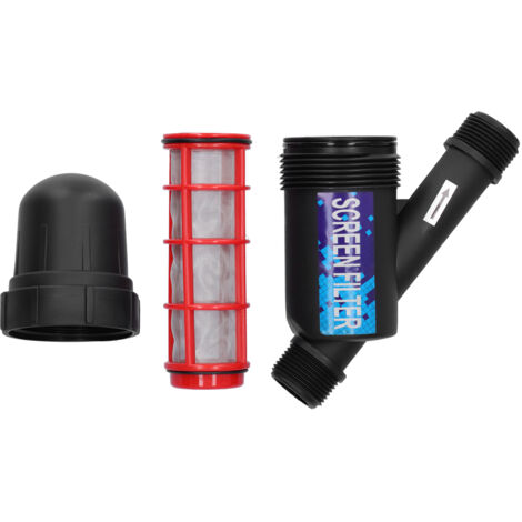 Filtre à eau avec écran à mailles G1in, accessoires d'arrosage et d'irrigation de jardin, traitement de l'eau