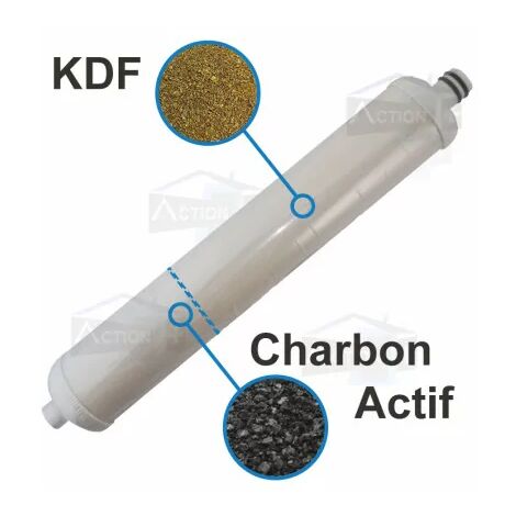 Filtre à Eau Charbon Actif et Métaux Lourds Aquapro 680-F