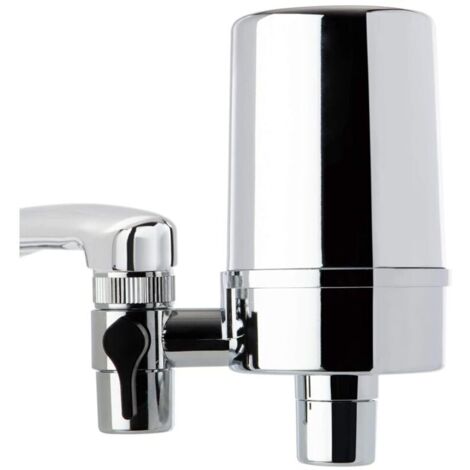 Filtre à Eau de Robinet pour Cuisine, Salle de Bain ou Évier de Camping-car, Longue Durée de Vie de 500 Gallons, Finition Chromée