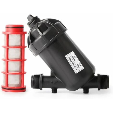 Filtre à Eau dirrigation Goutte, 120 Mesh 130 Micron Niveau Filtre à Disque Goutte à Goutte Filtre à Eau dirrigation, pour lirrigation Goutte à Goutte Agriculture Jardin arrosage