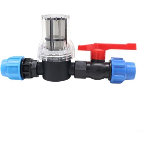 Filtre à eau facile à installer pour tuyau d'arrosage en plastique de 32 mm (32 mm)