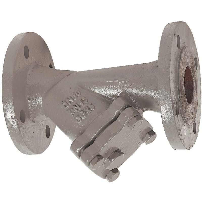 Sferaco - Filtre à tamis fonte - Cartouche inox - à bride Ø100