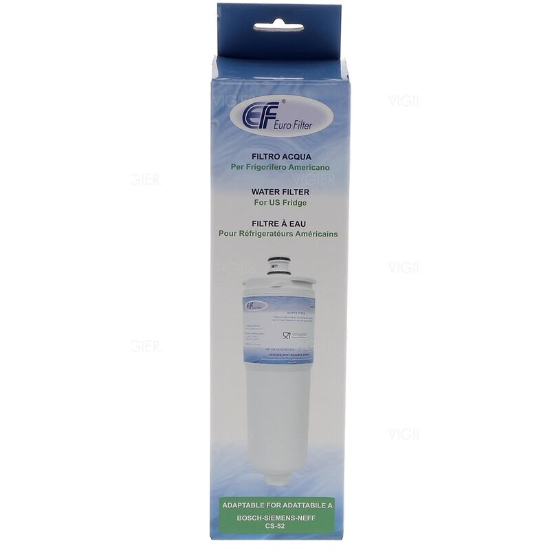 Eurofilter - filtre a eau frigo americain bosch neff siemens CS52 WF095