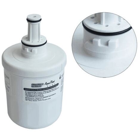 Filtre à eau intérieur 2 encoches pour réfrigérateur Samsung – Purifie l'eau potable – Compatible avec modèles RS21DC, RS25KCNS, RFG23RESL1/XEF