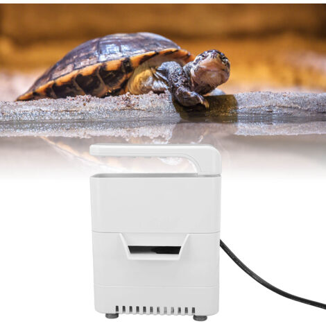 Filtre à Eau pour Aquarium de Tortue Triple Fonction Pompe de Circulation Nettoyage Fond Épurateur Dégagement Facile 15W Prise Européenne-AUTRES