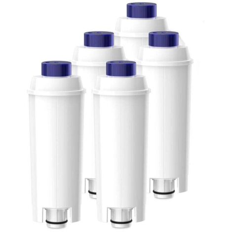 Filtre à eau pour Machine à Café Delonghi Magnifica s, adoucir l’eau, réduire le calcaire - y compris les versions des séries ECAM, Esam, ETAM (5pcs)