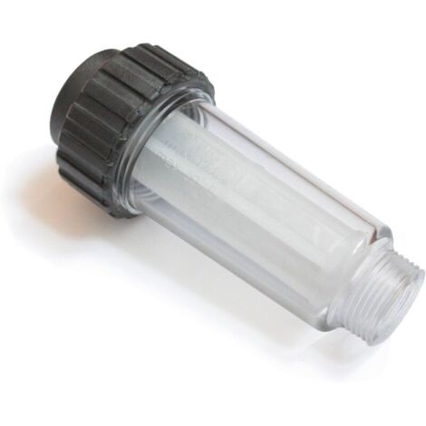 Filtre à eau pour nettoyeur haute pression, pompe de jardin, irrigation de jardin, camping-car Raccord 3/4" Compatible avec Kärcher 4.730-059.0，47300590，4.730-059 (1 filtre, sans adaptateur)