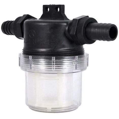 Filtre à eau pour pompe à eau, arroseur réglable en ligne, tamis transparent, outil d'arrosage pour pompe à eau de jardin (Interface : 20 mm)-AquaForge