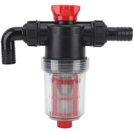 Filtre à eau pour pompe d'irrigation, filtration double couche à mailles fines, débit élevé, crépine en ligne pour jardin et pelouse, connecteur 32 mm (tube externe 1,2 pouce)