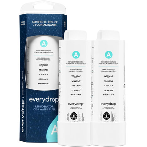 Filtre à eau pour réfrigérateur Everydrop de Whirlpool A - EDRARXD1 (lot de2)