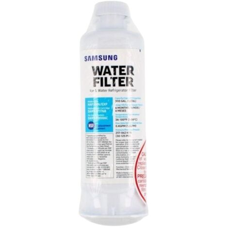 Filtre à eau pour réfrigérateurs Samsung – Filtration efficace – Compatible avec modèles RF22R7351DT/AA, RF23M8090SG – DA9717376B