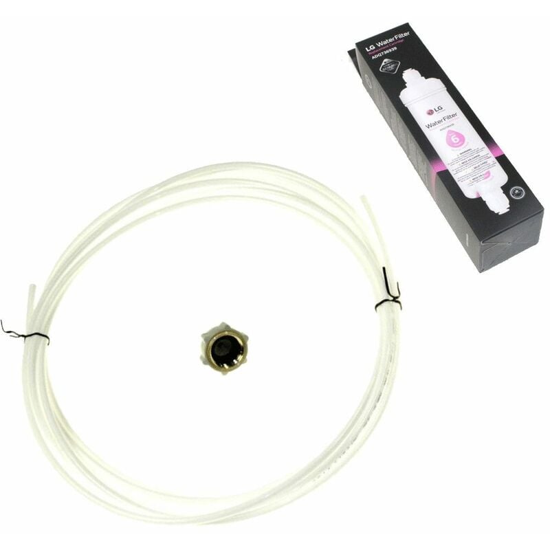 LG - Kit filtre à eau d'origine (avec tuyau + raccord) (3219JA3001P) Réfrigérateur, congélateur