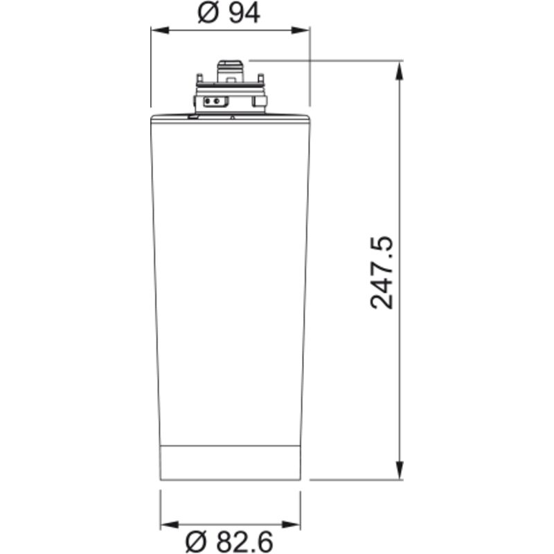 Franke - Cartouche eau filtrée Filter Clear Water durée 4000 litres - système atlas