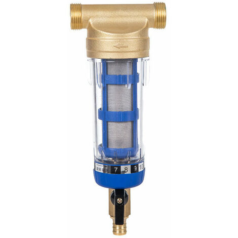 filtre à eau réutilisable filtre à eau à sédiments filtre à eau filtre à sédiments à filetage externe pour tuyau d'eau de fontaine (filetage mâle 1/2 pouce)