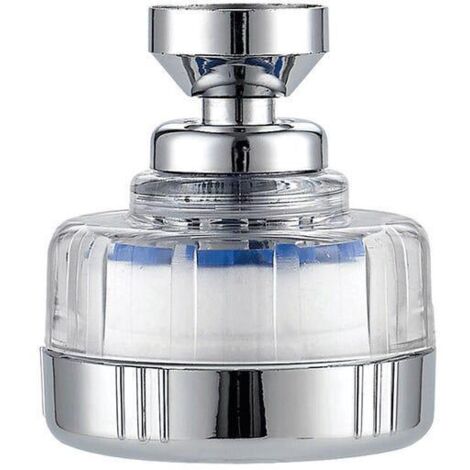 Filtre À Eau Robinet Avec 6 Éléments Filtrants En Coton Pp,Universel Filtre Anti Calcaire Robinet ,Tête De Pulvérisateur Rotatif À 360°