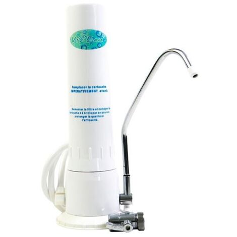 Filtre à eau Viv'Eau, modèle sur évier