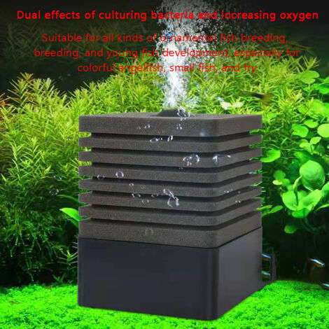 Filtre à éponge biologique pour pompe à air d'aquarium - AquaForge