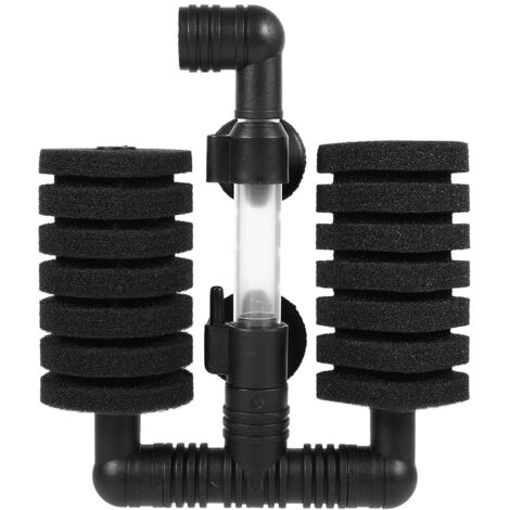 Filtre à Éponge Double Tête pour Aquarium - Nettoyage Efficace et Silencieux - Convient aux Petits et Grands Aquariums -AUTRES