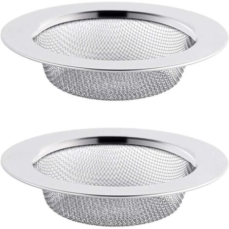 Filtre à Évier - Acier Inoxydable - 11,5 cm - 2PCS - Résistant à la Rouille - Facile à Utiliser