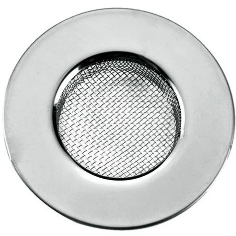 Filtre à évier en acier inoxydable 7,5 cm – Tamis fin pour débris alimentaires – Compatible éviers standard – Résistant à la corrosion – Metaltex
