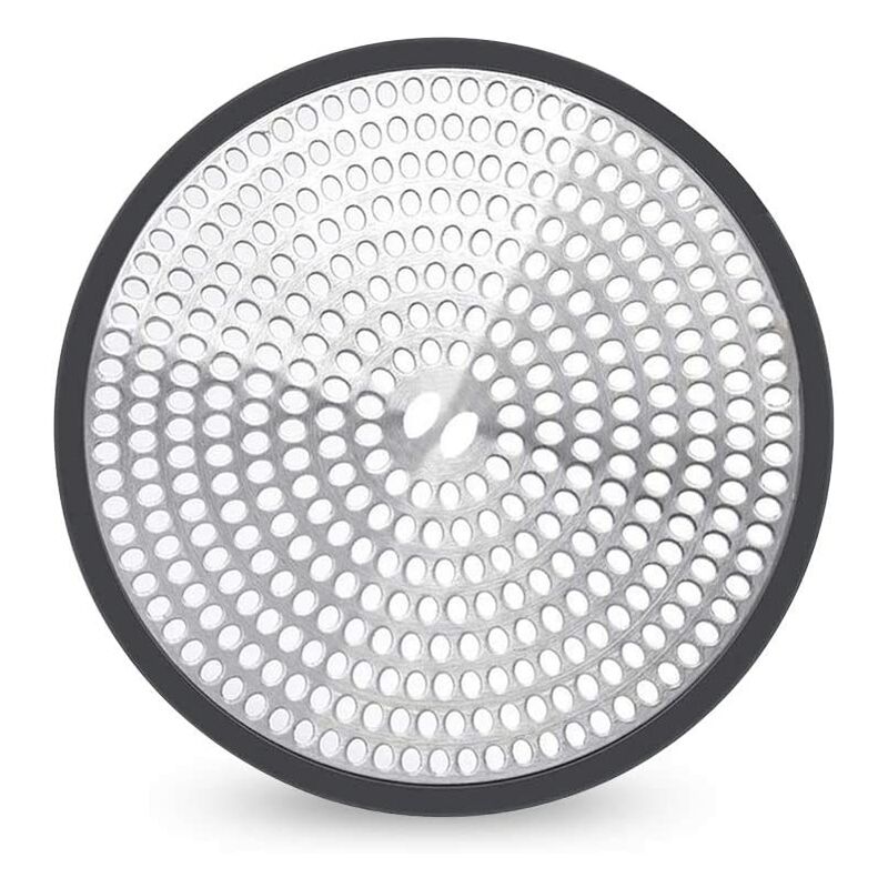 Filtre à Évier Filtre de Vidange en Acier Inoxydable de 11 cm Empêcher des Débris Obstrués pour Évier de Cuisine Bain Lavabo Baignoires - Acier