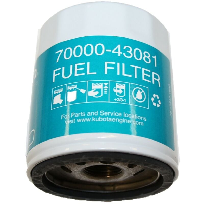 Hustler - Filtre a gasoil moteur Kubota 70000-43081, 15221-43081,70000043081, 1522143081, 042341