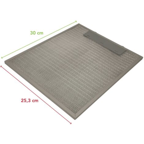 FILTRE A GRAISSE 300 X 253 X 8 MM pour HOTTE INDESIT -...