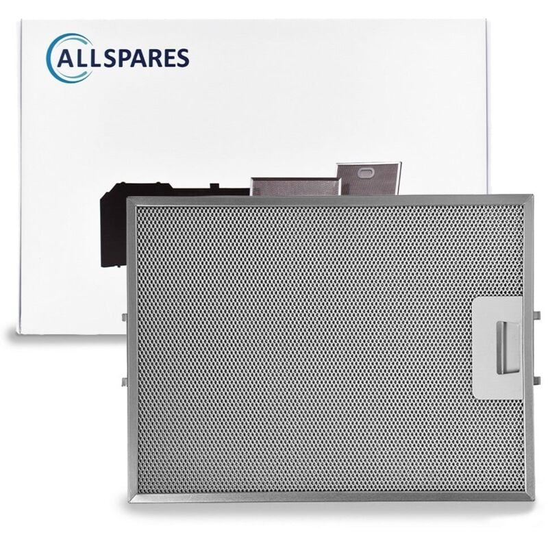 Allspares - Filtre à graisse en métal 247x327mm Pelgrim 88019356 / 46219 par