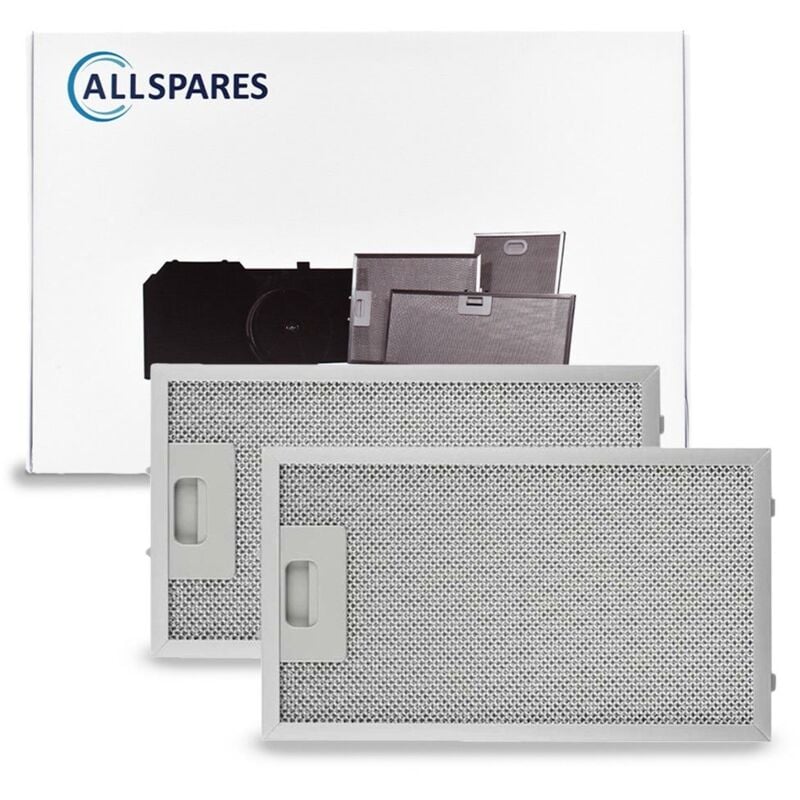 Allspares - Filtre à graisse en métal (2pcs) 185x319mm d'origine Klarstein 10032228