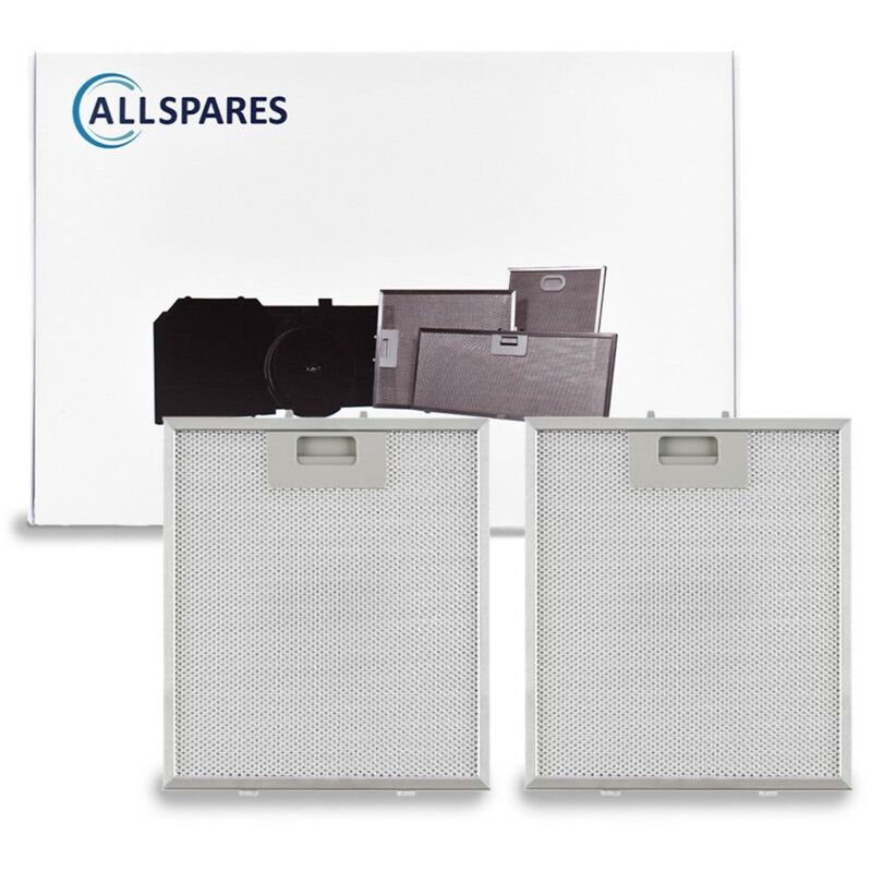 Allspares - Filtre à graisse en métal (2pcs) 260x230mm d'origine Klarstein 10030465