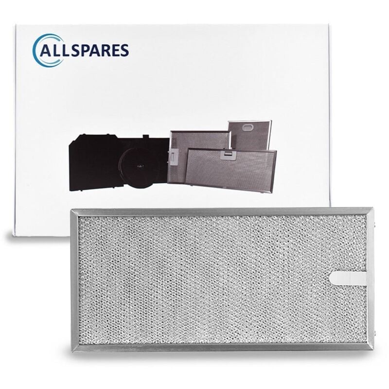 Allspares - Filtre à graisse en métal 325x153mm Novy 6050020 par