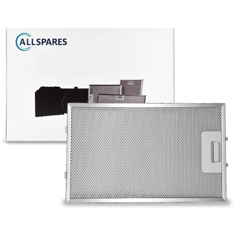 Filtre à graisse en métal 325x197mm AEG 4055101697 par AllSpares