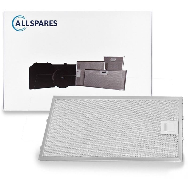 Allspares - Filtre à graisse en métal 350x164mm 435204 / 00435204 par