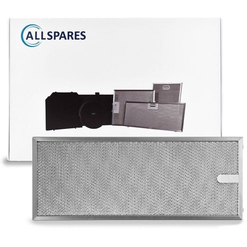 Allspares - Filtre à graisse en métal 387x153mm Novy 563-8035 par