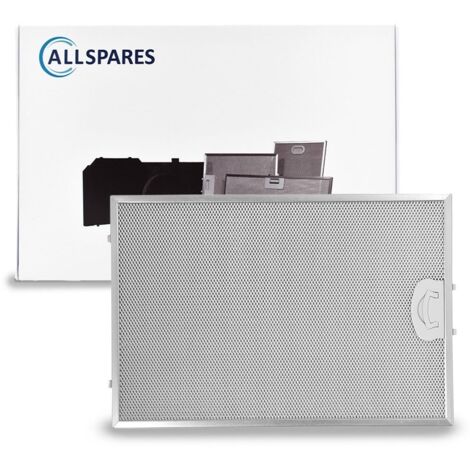 Filtre à graisse en métal 388x265mm 742967 / 00742967 par Allspares