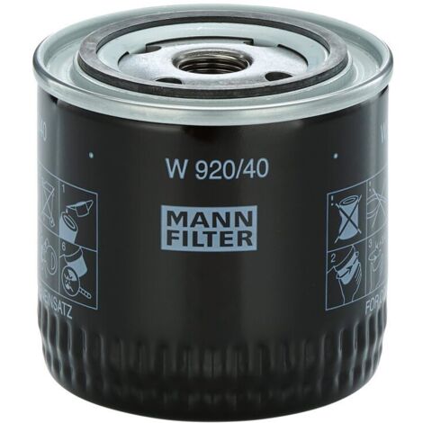 Filtre à huile type vissé Mann Filter W920/40