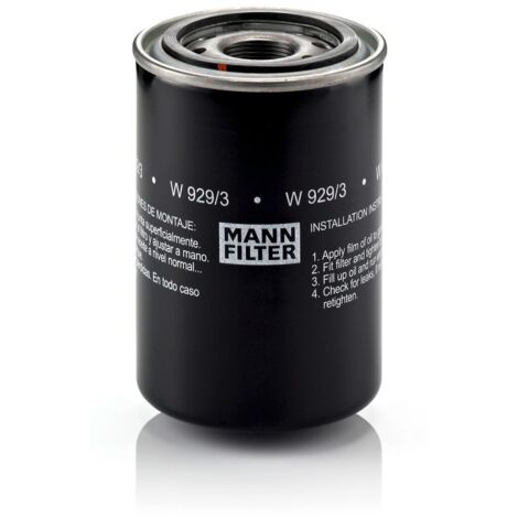 Filtre à huile type vissé Mann Filter W929/3