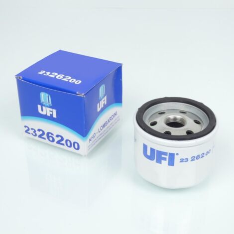filtre à huile ufi filter pour auto piaggio 700 quargo d 2326200