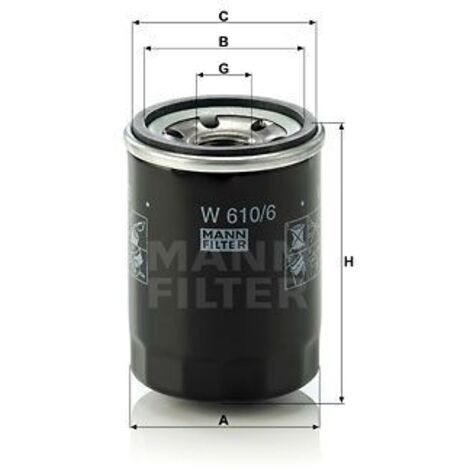 FILTRE À HUILE W6106 MANN