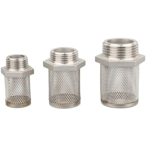 Filtre à mailles en acier inoxydable 304 (25 mm) pour tuyau d'arrosage de jardin, filtre à eau, filtre métallique.