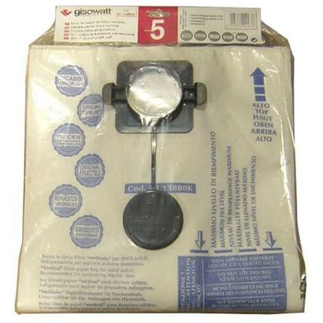 Filtre à papier vertical grand, 5 pièces, Gisowatt