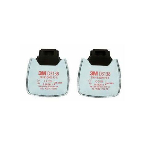 Filtre à particules 3M pour Masque série D3000 de 3M ( Prix pour 1 paire )